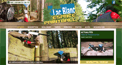 Desktop Screenshot of lacblanc-paintball.com